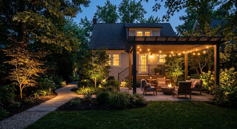 Backyard Lighting Service in Kansas City, KS