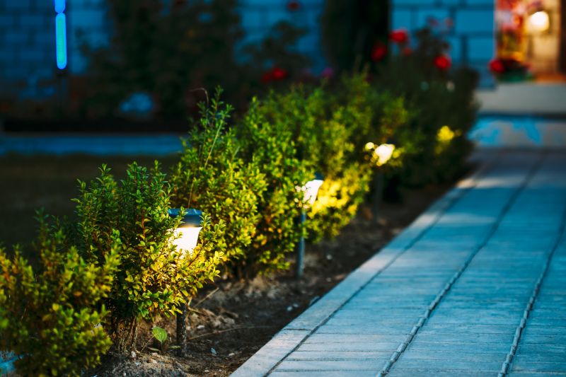 Courtyard Light Installation in Overland Park, KS