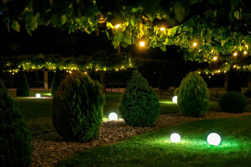 Garden Lighting Installation in Overland Park, KS
