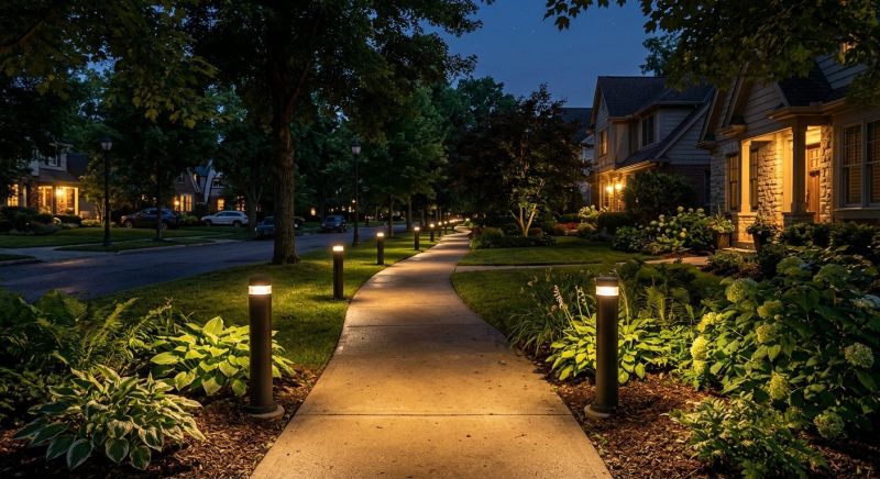 Walkway Lighting Installation in Kansas City, MO