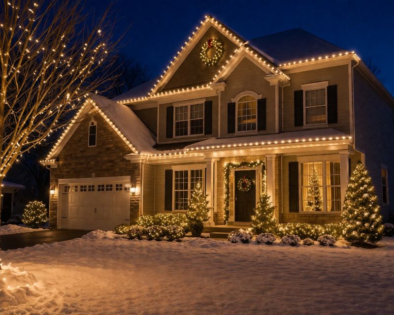 Xmas Lights Installation in Overland Park, KS