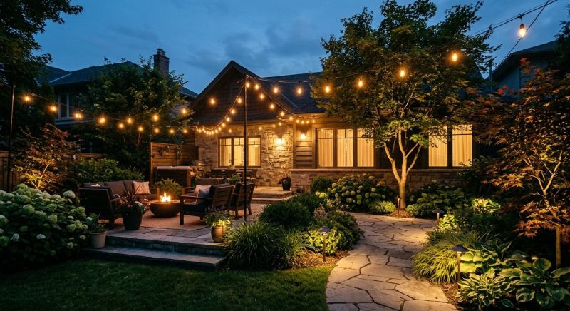 Backyard Lighting Service in Kansas City, KS