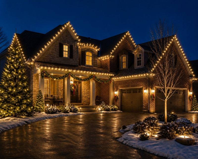 Christmas Lights Installation in Overland Park, KS