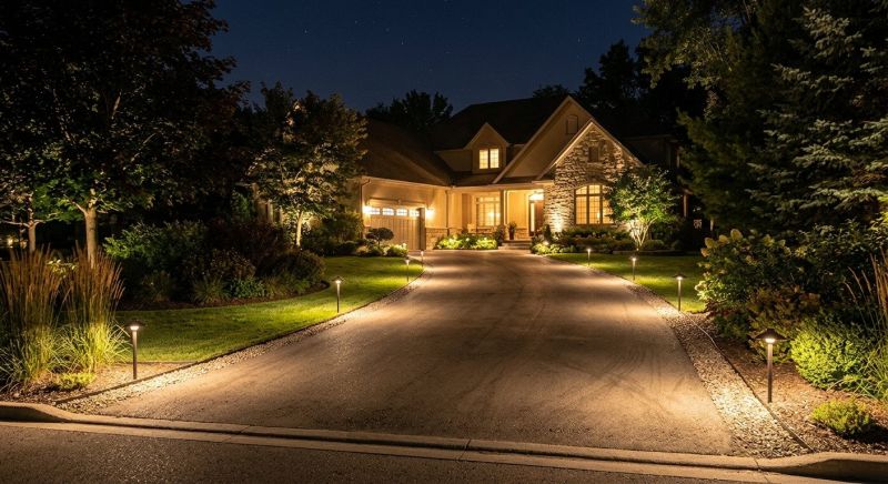 Driveway Lighting Installation in Olathe, KS