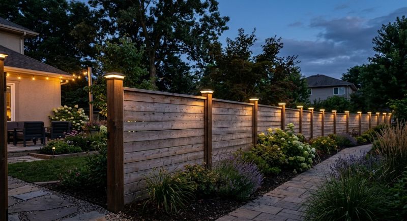 Fence Lighting Installation in Denver, CO