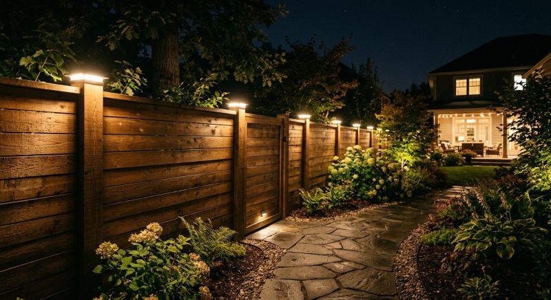 Fence Lighting Installation in Littleton, CO