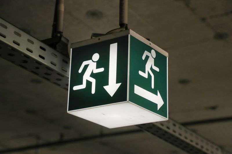 Fire Exit Sign Installation in Alpharetta, GA