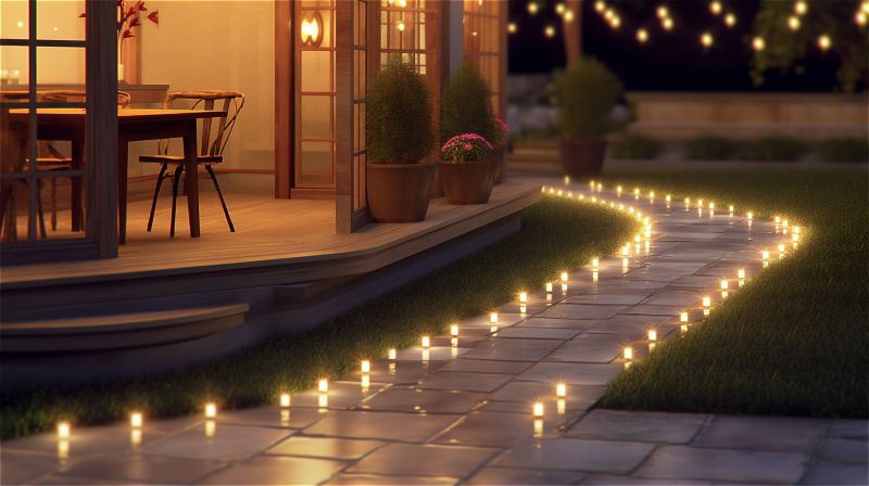 Pathway Lights Installation