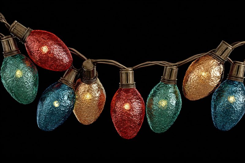 Holiday Lights Hanging in Kansas City, KS