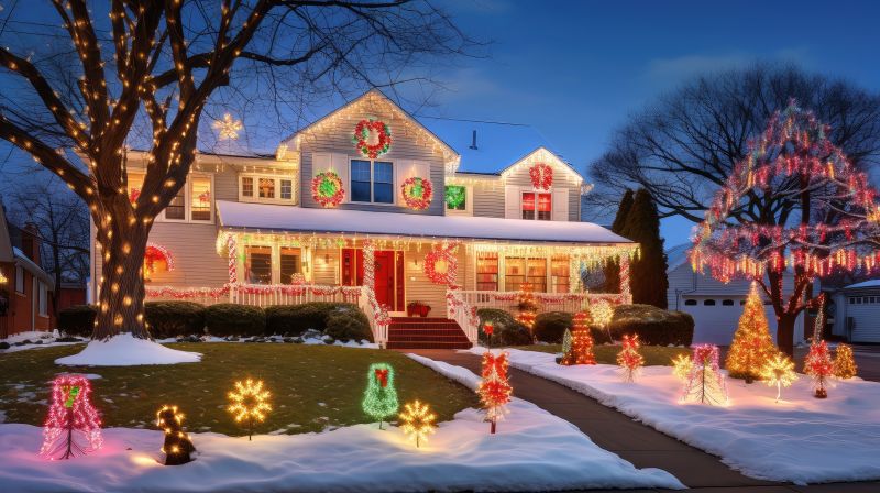 Holiday Lights Installation in Alpharetta, GA