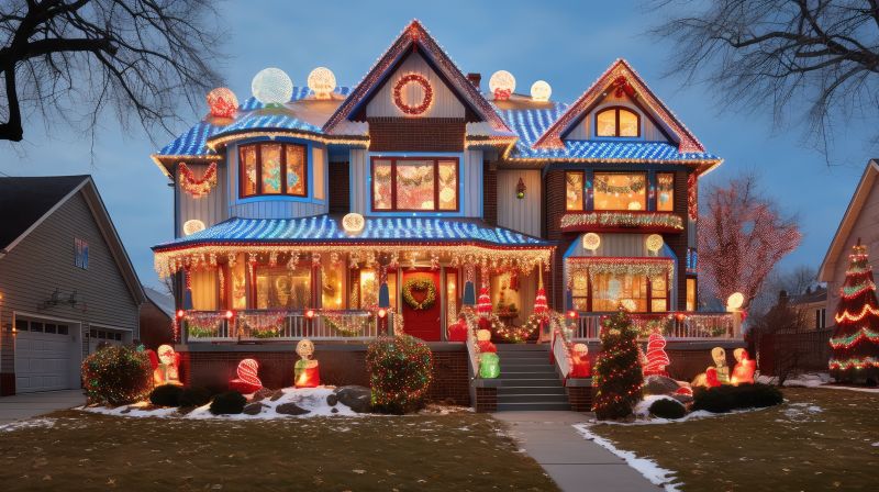 Holiday Lights Installation in Alpharetta, GA