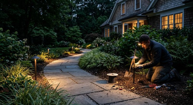 Pathway Lights Installation in Kansas City, MO
