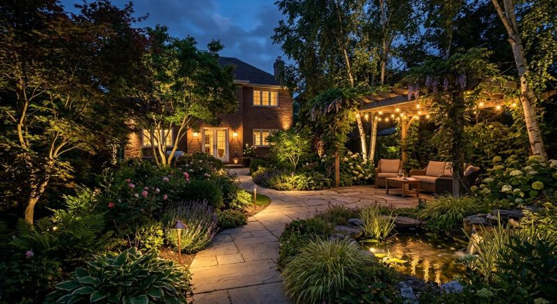 Pond Lighting Installation in Provo, UT