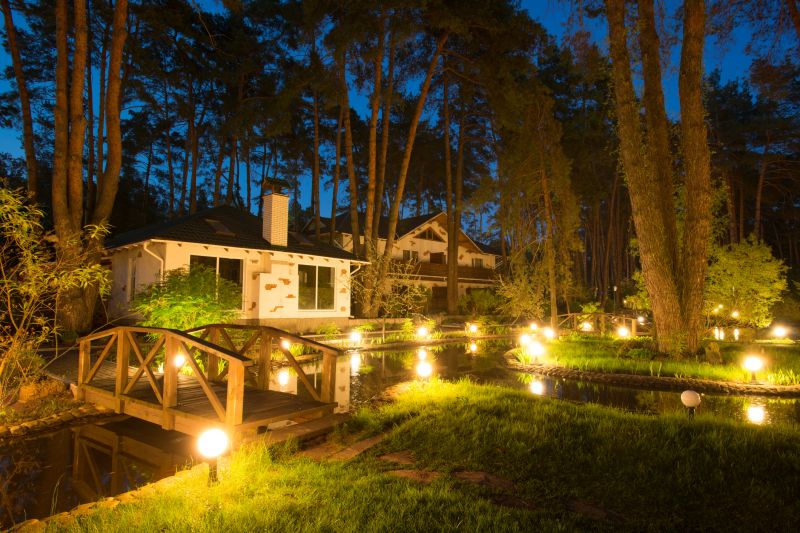 Pond Lighting Installation in Orem, UT