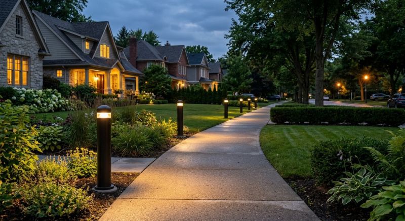 Sidewalk Lighting Installation in Honolulu, HI