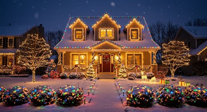 Xmas Lights Installation in Alpharetta, GA