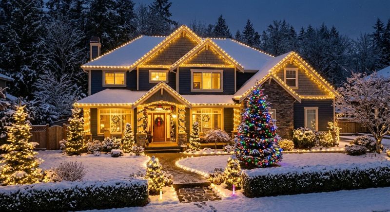 Xmas Lights Installation in Olathe, KS